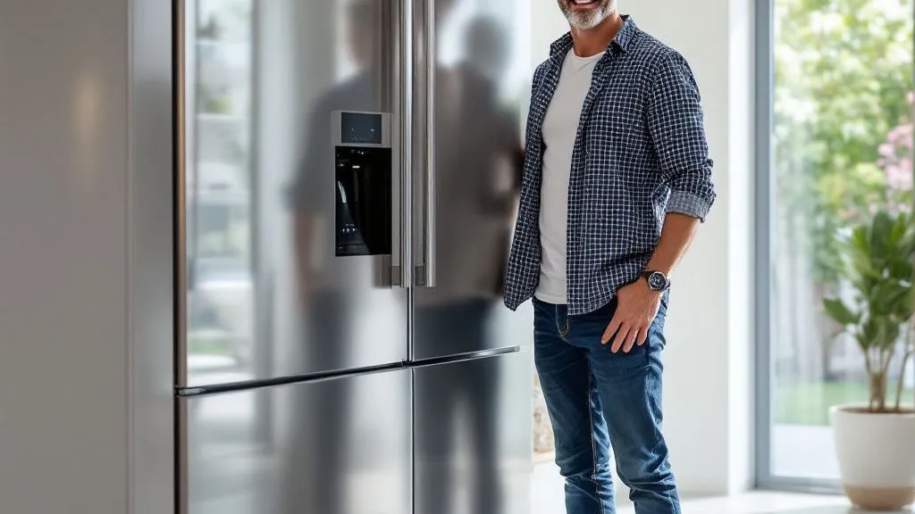 Cocina doméstica con un electrodoméstico