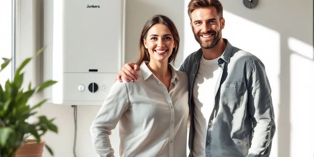Placa de inducción encendida con una zona de cocción y su panel de control
