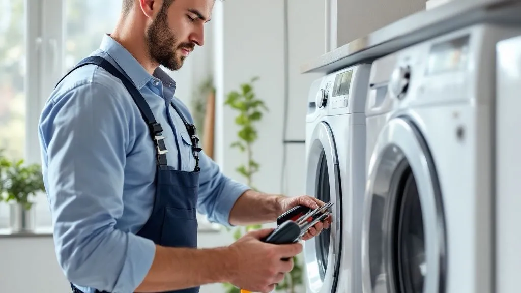 Reparación de un electrodoméstico Bosch en curso