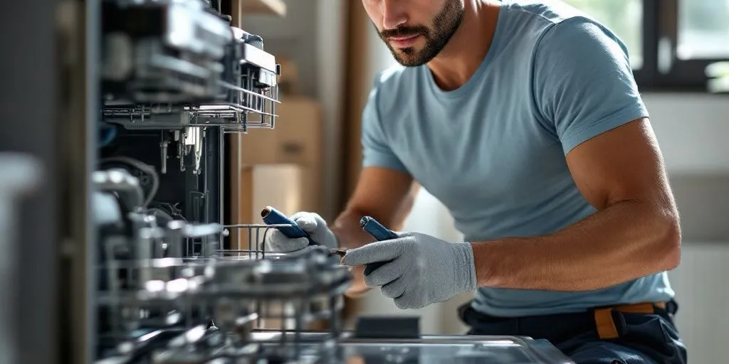 Técnico revisando equipos en una sala de máquinas