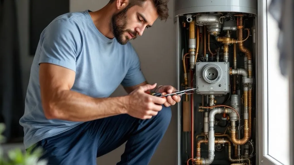 Reparación de un electrodoméstico Ferroli en curso