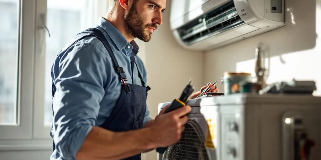 Técnico revisando un presupuesto de reparación