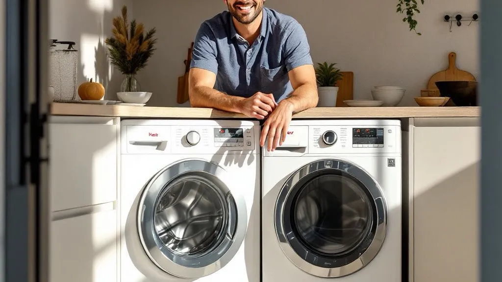 Técnico trabajando sobre un electrodoméstico Haier